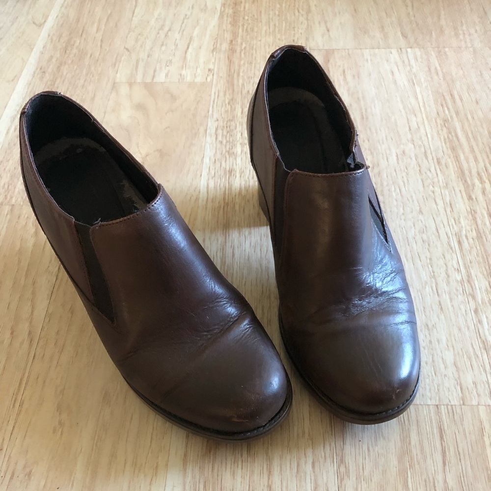 Dansko chunky heel boots